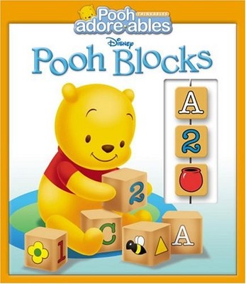 Pooh Blocks (Pooh Adorables) - RH Disney - Good - See condition notes