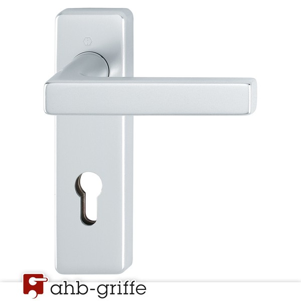 Hoppe TüRgriff Dallas Kurzschild Sertos® Alu Natur Pz TüRdrüCker TüRbeschlag-image
