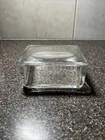 Steuben Signed Crystal Lidded Trinket Box