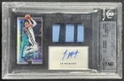 JA MORANT BGS 9 2019 PANINI ONE AND ONE ROOKIE PREMIUM PATCH AUTO PURPLE RC /35
