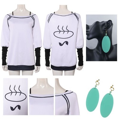 DAN DA DAN Ayase Momo Weißes Kleid Cosplay-Kostüm Halloween-Karneval-Partyanzug