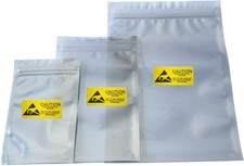 Anti Static Bags,Esd Bags,100Pcs Mixed Sizes Antistatic Resealable Bag for 3.5 H