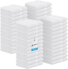 Cotton Washcloths Pack of 48 Size 12x12 Inches, 100 Ring Spun Cotton, Soft
