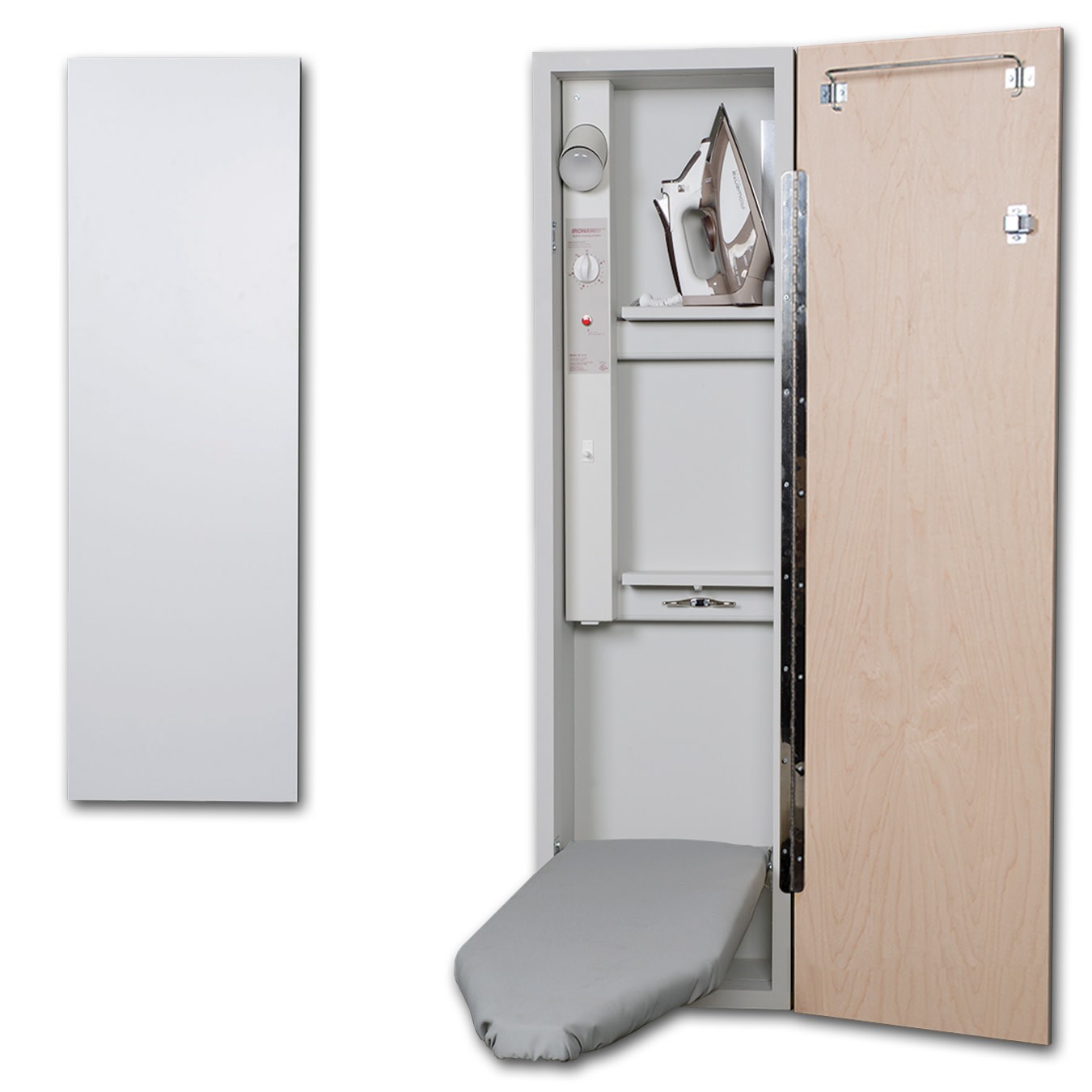 -a-way E-42 Ironing Center - 42" Built In Ironing Board With