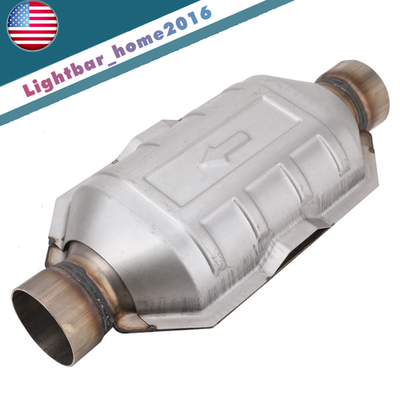 #ad 2.5quot; Catalytic Converter Universal For EPA OBD2 Approved Stainless Steel Weld On $35.00