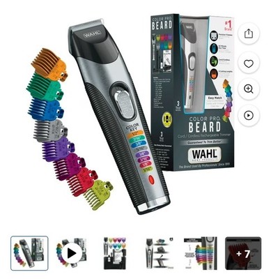 Wahl  Color Pro Cord/Cordless Rechargeable Beard Trimmer NEW