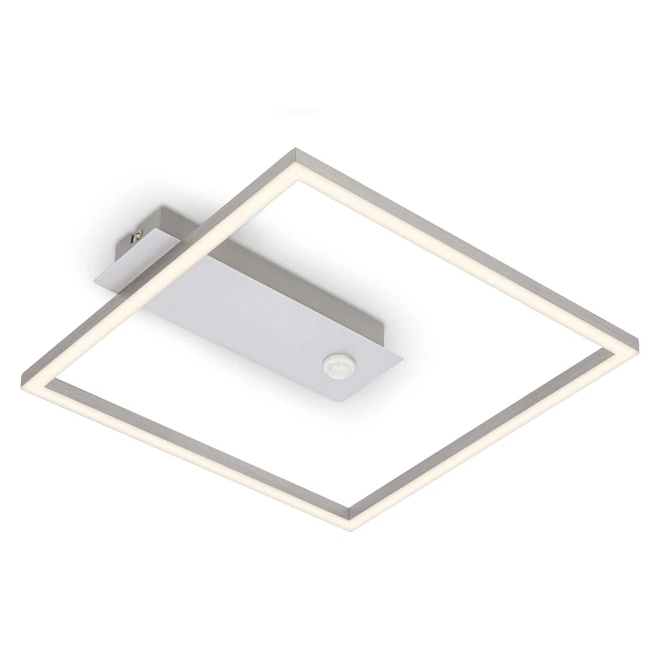 Deckenleuchte Briloner Frame LED mit Bewegungsmelder Silber Deckenlampe - Bild 3 von 4