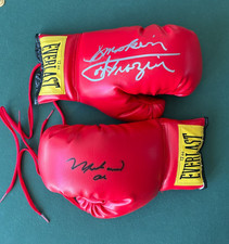 Muhammad Ali and Smoken Joe Frazier signed Boxing Gloves with JSA LOA