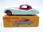 VINTAGE DINKY TOYS 157 JAGUAR XK120 COUPE IN PART ORIGINAL BOX 1954