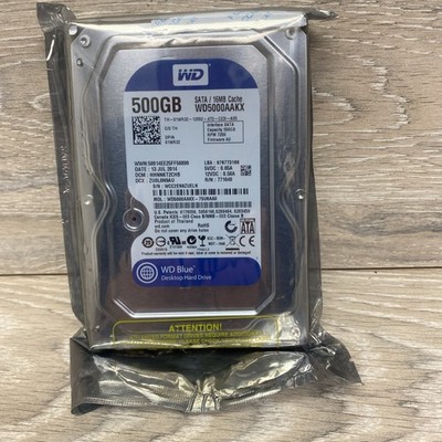 Western Digital Hard Drive HDD 500GB 7200RPM SEALED