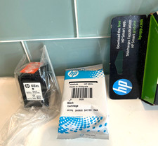 GENUINE HP 65XL Black Ink Cartridges - N9K04A 1 Sealed Pkg Exp. Sept. 2024/ 2