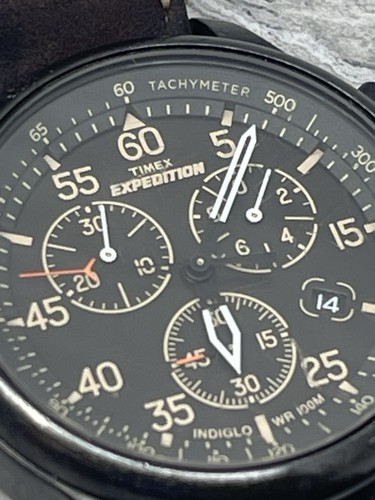 Timex Expedition Field Compass Chronograph Uhr Herren 43mm schwarz - braucht Batterie - Bild 13 von 13