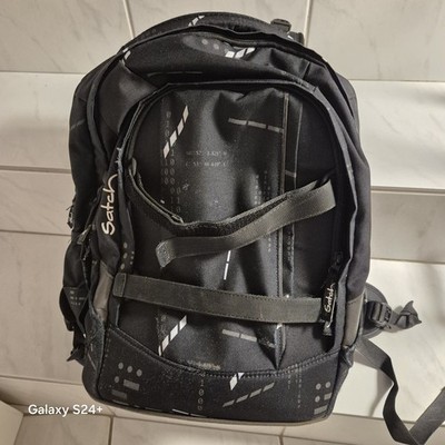 Satch -  Schul Rucksack  - Schwarz  - Ninja Matrix
