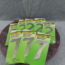 Hy-Ko Satin Nickel House Numbers 2  7  9 4 Inch Lot of 16