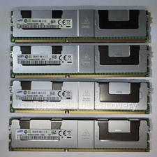 Lot of 4 128GB 32gb Samsung M386B4G70DM0-CMA3 DDR3 SDRAM - SERVER MEMORY