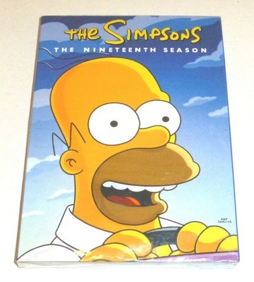 The Simpsons: The Nineteenth Season 4-Disc DVD Set Full Screen NEW, Sealed