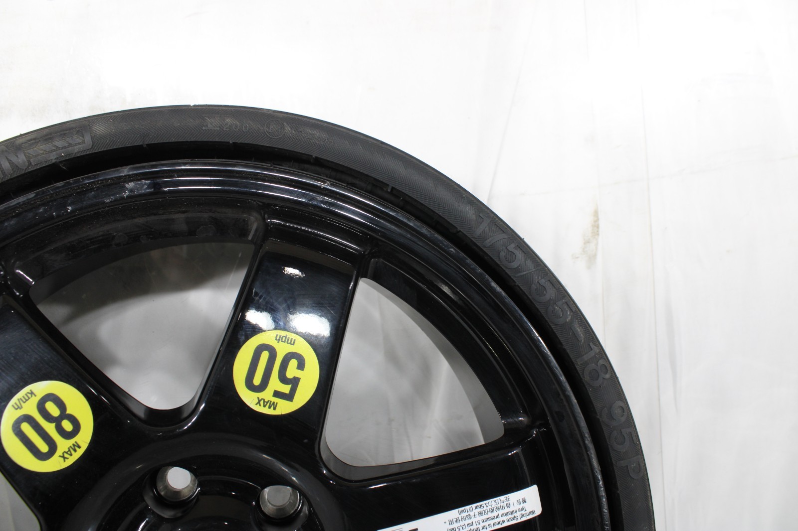 🚀 14-22 Maserati Ghibli S Q4 18x6 Emergency Spare Wheel Rim Tire 670010518 OEM