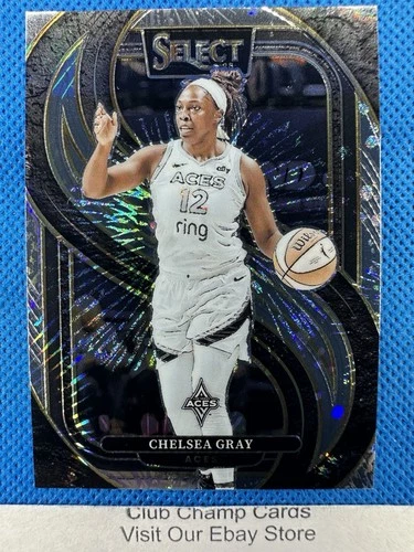 2025 #128 Chelsea Gray Panini Select WNBA Premier Silver Party Prizm Aces