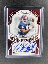BRUCE SMITH 2025 PANINI FLAWLESS ACHIEVEMENTS AUTOGRAPH AUTO RUBY /15 BILLS