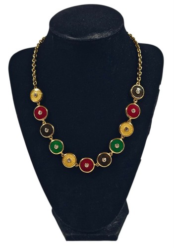 Russian Imperial Guilloche Disc Necklace MMA Metropolitan Museum of Art Estate