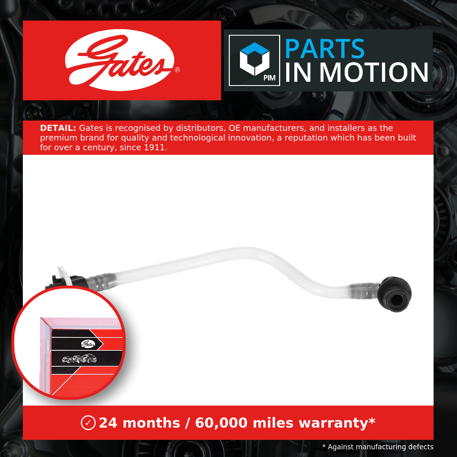 Moulded Fuel Hose / Pipe fits MERCEDES E220D W210 2.2D To Pump 96 to 98 Supply