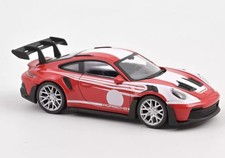 Norev 1/43 Porsche 911 992 Gt3 Rs 2022 Red / White Mini Car