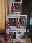 Funko POP! Marvel Rides Games Deadpool Lot of 5 Bobble Heads