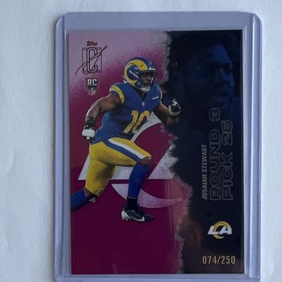 Josaiah Stewart (RC) Topps Signature Class Magenta /250 #211 Los Angeles Rams