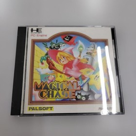 Pc Engine Magical Chase Software Postcard Standard Sleeve With Sponge Limited Ed