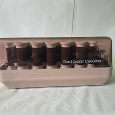 Clairol Custom CareSetter KF-20 Vintage Electric Hair Rollers 20 Velvet Flocked