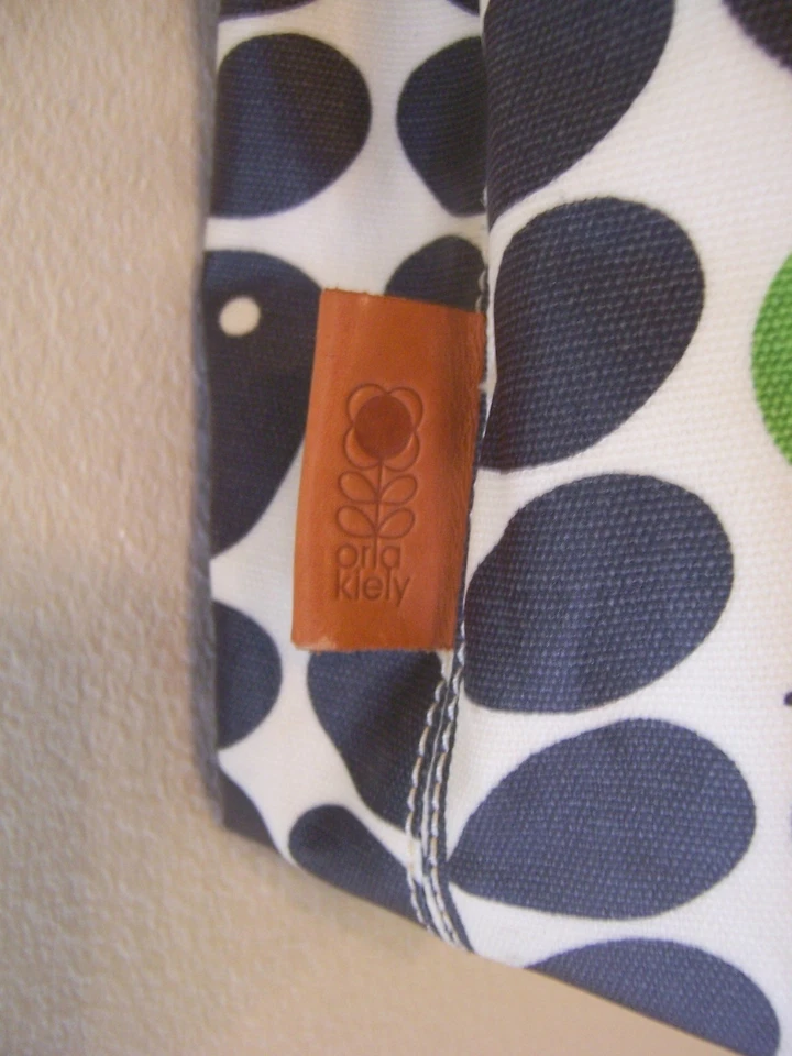 BOLSO BANDOLERA GRANDE ORLA KIELY MONEDERO ALGODÓN LAMINADO MARRÓN Foto 3 de 4