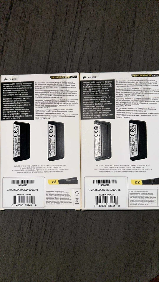 Corsair Samsung B-Die 4x8GB (32GB) 4000MHz C16 DDR4 - Image 2 of 4