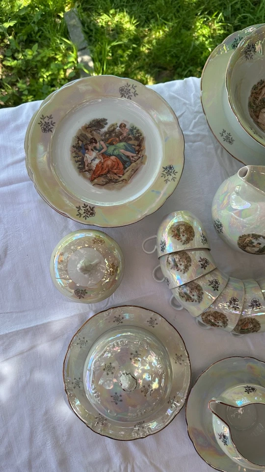 Vintage 80er Jahre RAR Kahla Madonna Porzellan Set 34 Teile - Bild 4 von 4