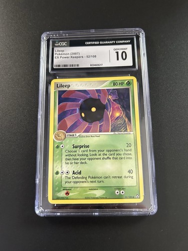 Lileep graded CGC 10 for sale on eBay