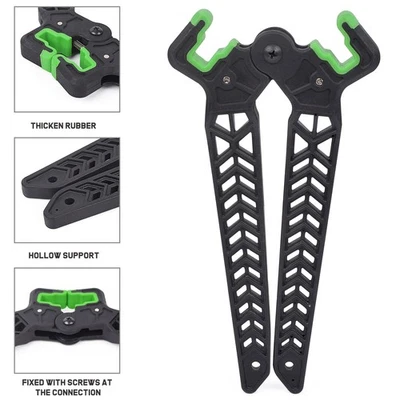 ELONG OUTDOOR 1X Archery Bow Stands Compound Bow Jack Kick Stand Shooting Holder Rack 3D Shoot