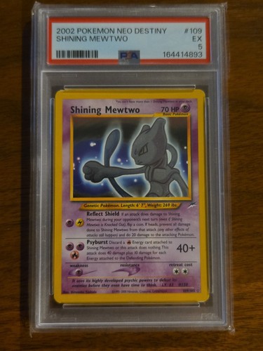 2002 POKEMON NEO DESTINY #109 SHINING MEWTWO PSA 5