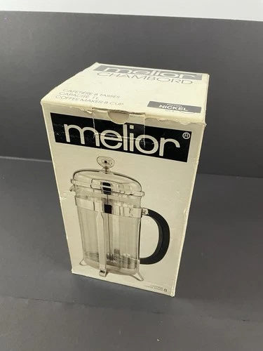 Melior 8 Cup French Press Coffee Maker France - Used