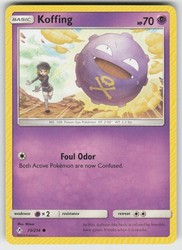 Koffing 73/214 Unbroken Bonds Common Pokémon Card