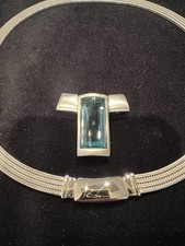 Pierre Lang Magnetcollier Kette mit 2 Anhängern 45 cm silber rhodiniert Top