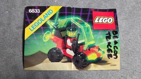 LEGO 6833 Beacon Tracer M-Tron Space Vintage 1990 100% Complete CLEAN Manual Set