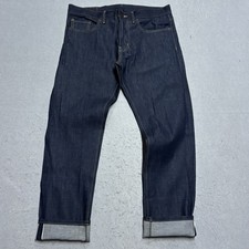 Milwaukee Denim Selvedge Jeans Men’s 38x35 Straight Leg Made In USA Small Batch