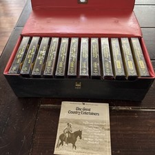 A Full Set Of 12 Cassette Tapes The Great Country Entertainers