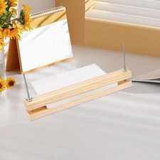Prensa de encuadernación de madera prensa de encuadernación manual portátil estable máquina de encuadernación papel