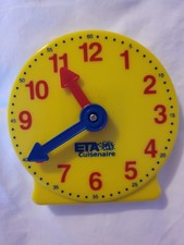 EUC: ETA Cuisenaire Hand2Mind Learning Clock Non Geared 4 Inch    H
