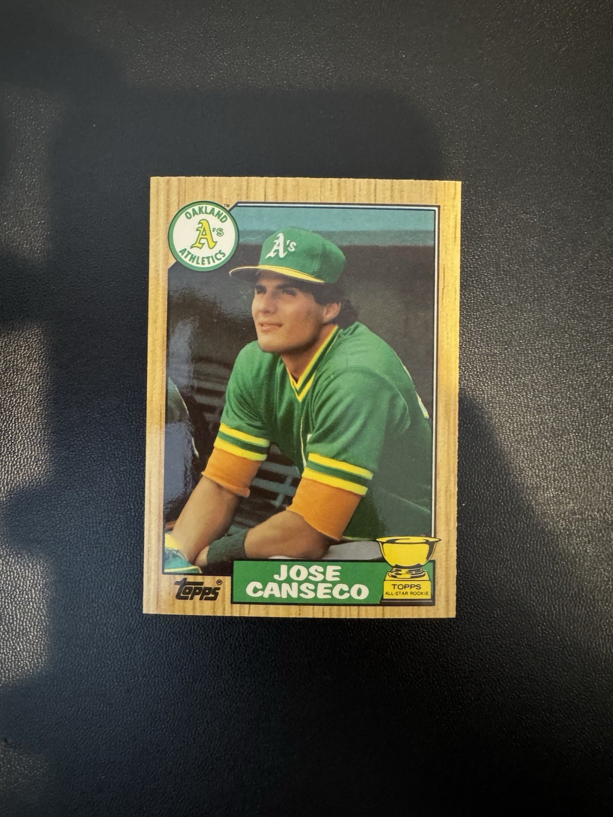 1987 Topps Tiffany Jose Canseco #620 Set Break