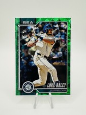Luke Raley 2026 Topps Series 1 Green Diamanté Parallel /99 Mariners MLB