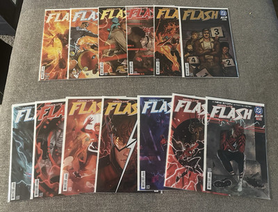 Absolute Flash #1-13 Lot DC All In NM Unread 1st Prints Wally West 