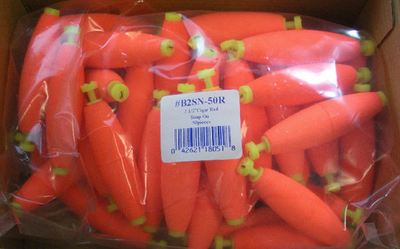 #ad Betts B2SN 50R 2 1 2quot; Unweighted Snapon Foam Fluorescent Float Red Bag of 50 $40.62