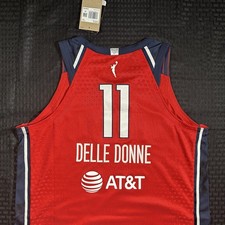 Nike WNBA Elena Delle Donne Washington Mystics Authentic Pro Cut Jersey Sz Large