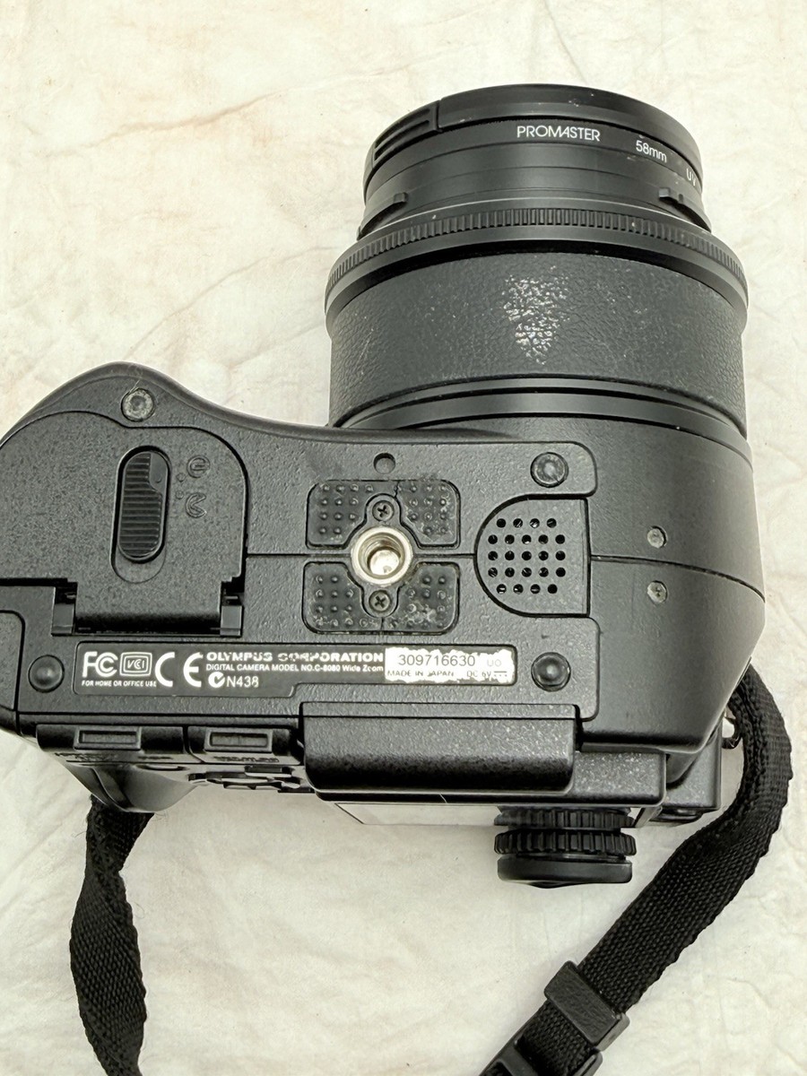 Olympus CAMEDIA C-8080 Wide Zoom 8.0MP Digital Camera - Black for